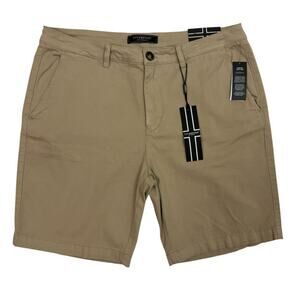 Liverpool Los Angeles Shorts Mens 36 Khaki Trouser Stretch Casual Golf NWT